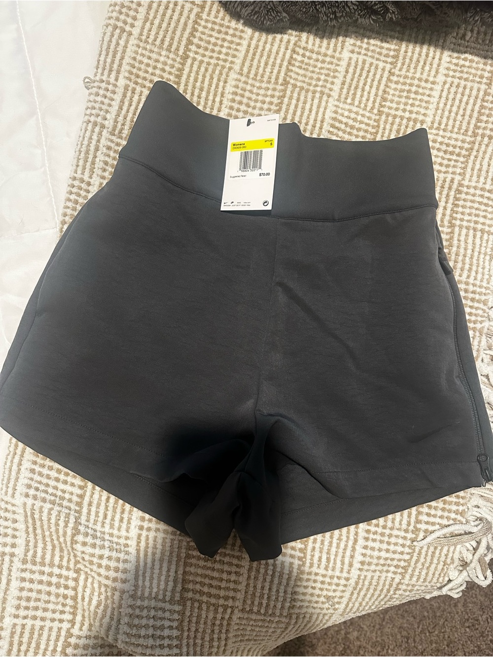 High-Waist Black Women’s Nike Shorts